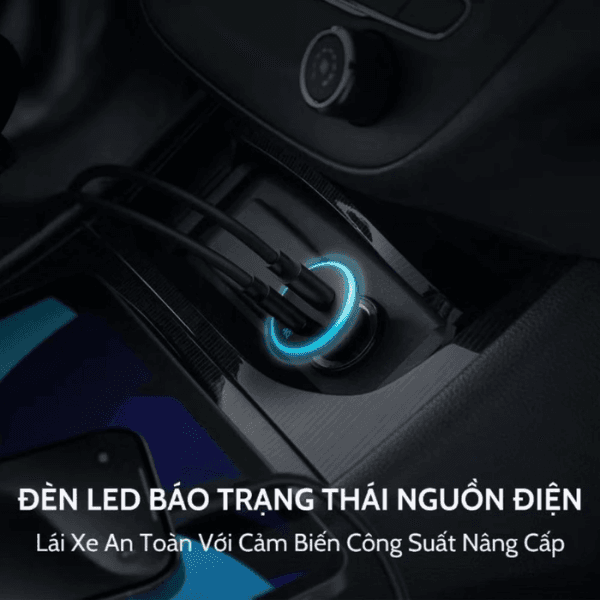 Sạc Ô tô Anker 323 1C1A 52.5W A2735 Chính Hãng 