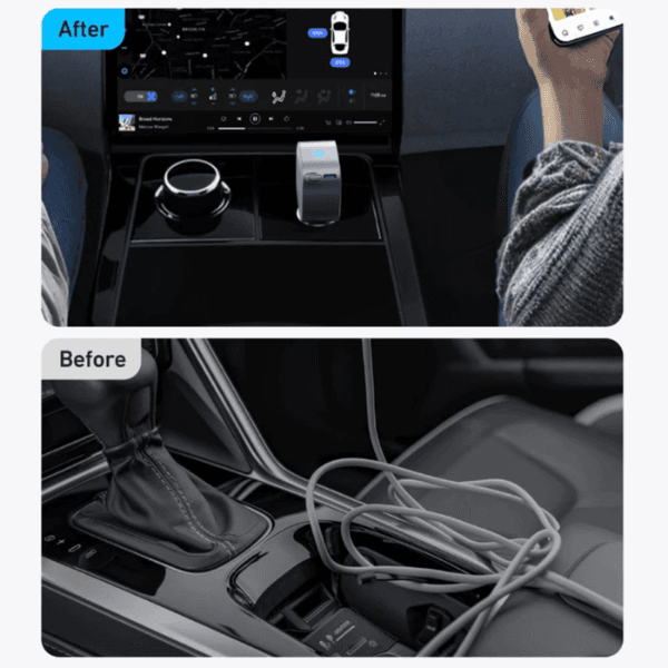 Sạc Ô tô Anker nano 75W tích hợp cáp USB-C A2738 Chính Hãng 