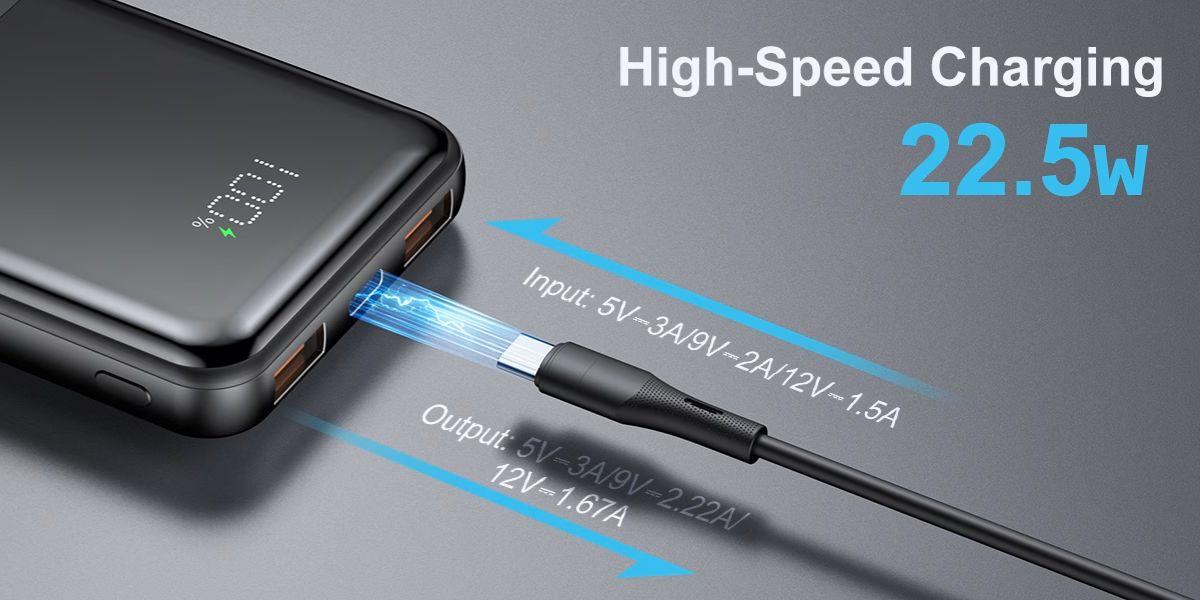 Pin Sạc Dự Phòng Trusmi Digital PB03 10.000mAh PD 22.5W Chính Hãng 