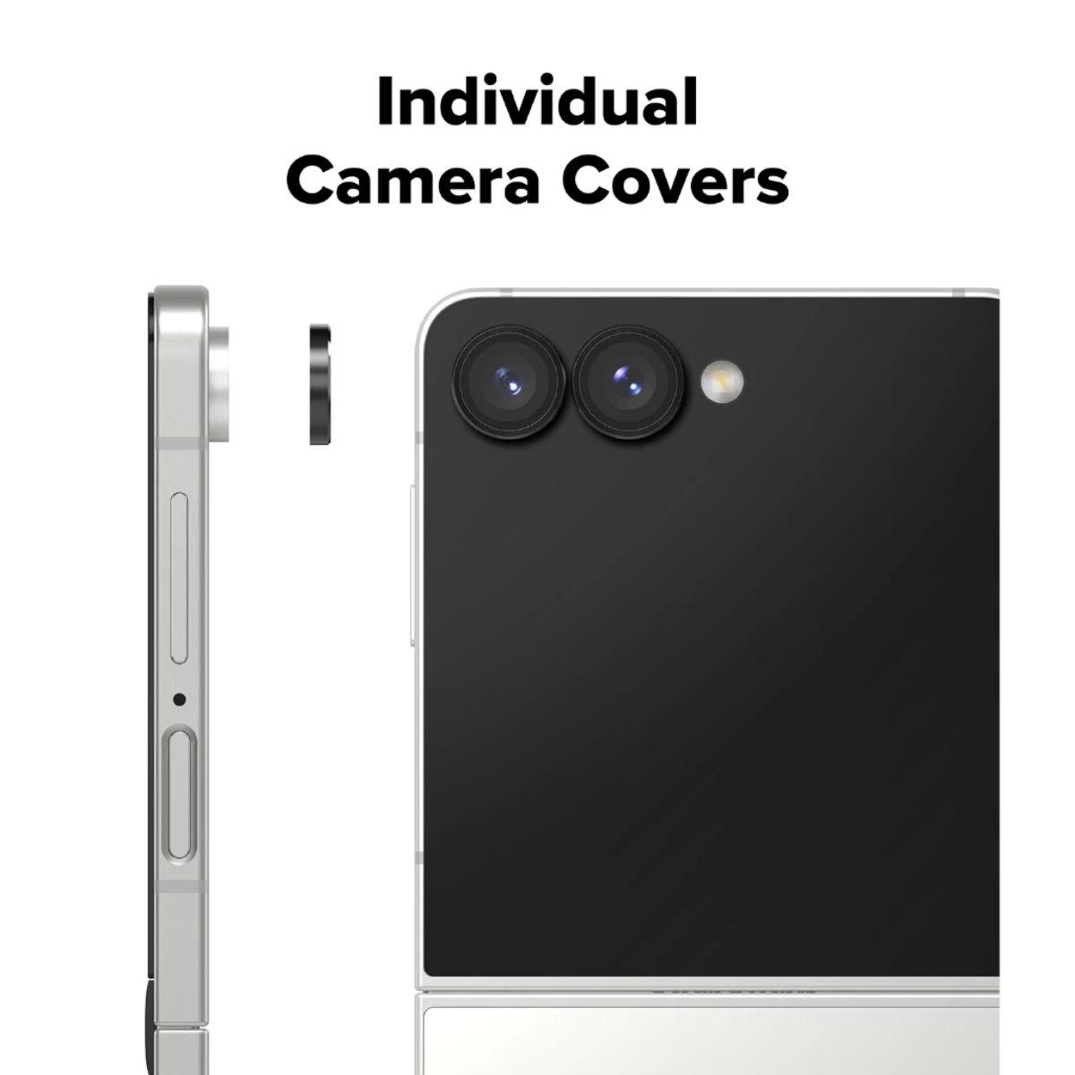 Bộ viền Camera ZAGG InvisibleShield Glass Elite Samsung Galaxy Z Flip7 Chính Hãng 