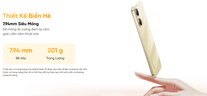 Mỏng nhẹ nhưng chắc chắn