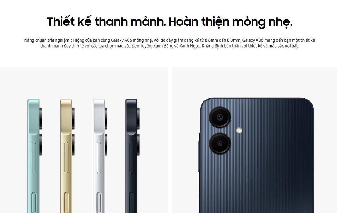 Thiết kế mỏng nhẹ, tinh tế v&agrave; thời trang