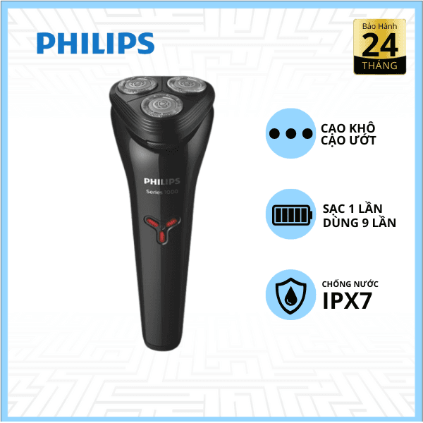 Máy cạo râu Philips S1103/02 Chống Nước IPX7 Chính Hãng