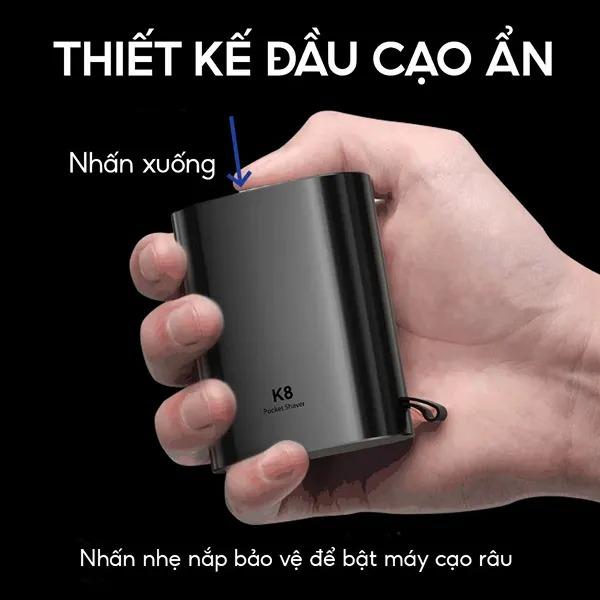 Máy cạo râu bỏ túi Enchen Pocket Shaver K8 Chính Hãng