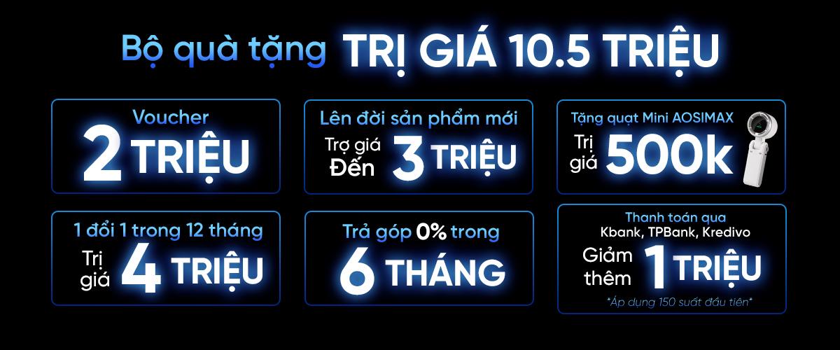 Bộ quà tặng trị giá 10.5 triệu