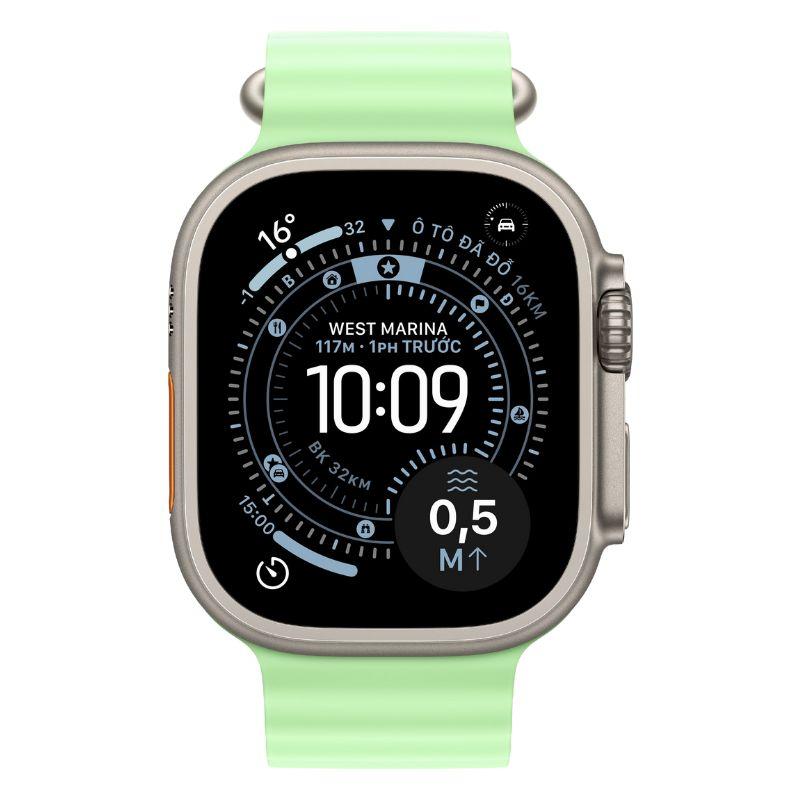 Apple Watch Ultra 3 49mm GPS + Cellular Viền Titanium Tự Nhiên - Dây Ocean Chính Hãng Apple Việt Nam