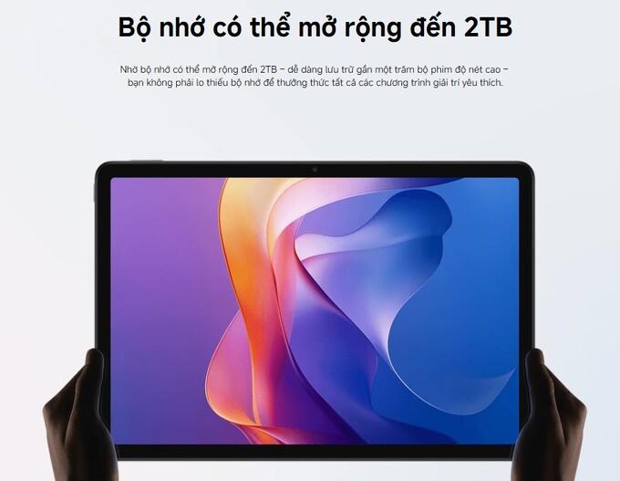 Bộ nhớ l&ecirc;n đến 2TB