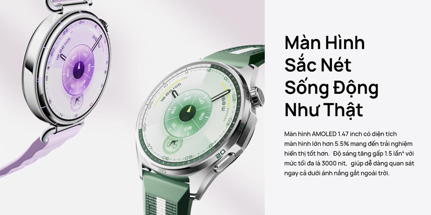 Đồng hồ thông minh Huawei Watch GT6 46mm - Dây Silicone