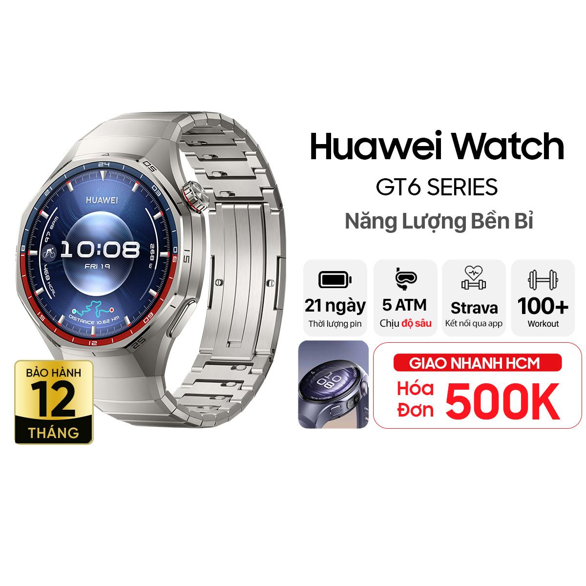 Đồng hồ thông minh Huawei Watch GT6 Pro 46mm - Dây Titan