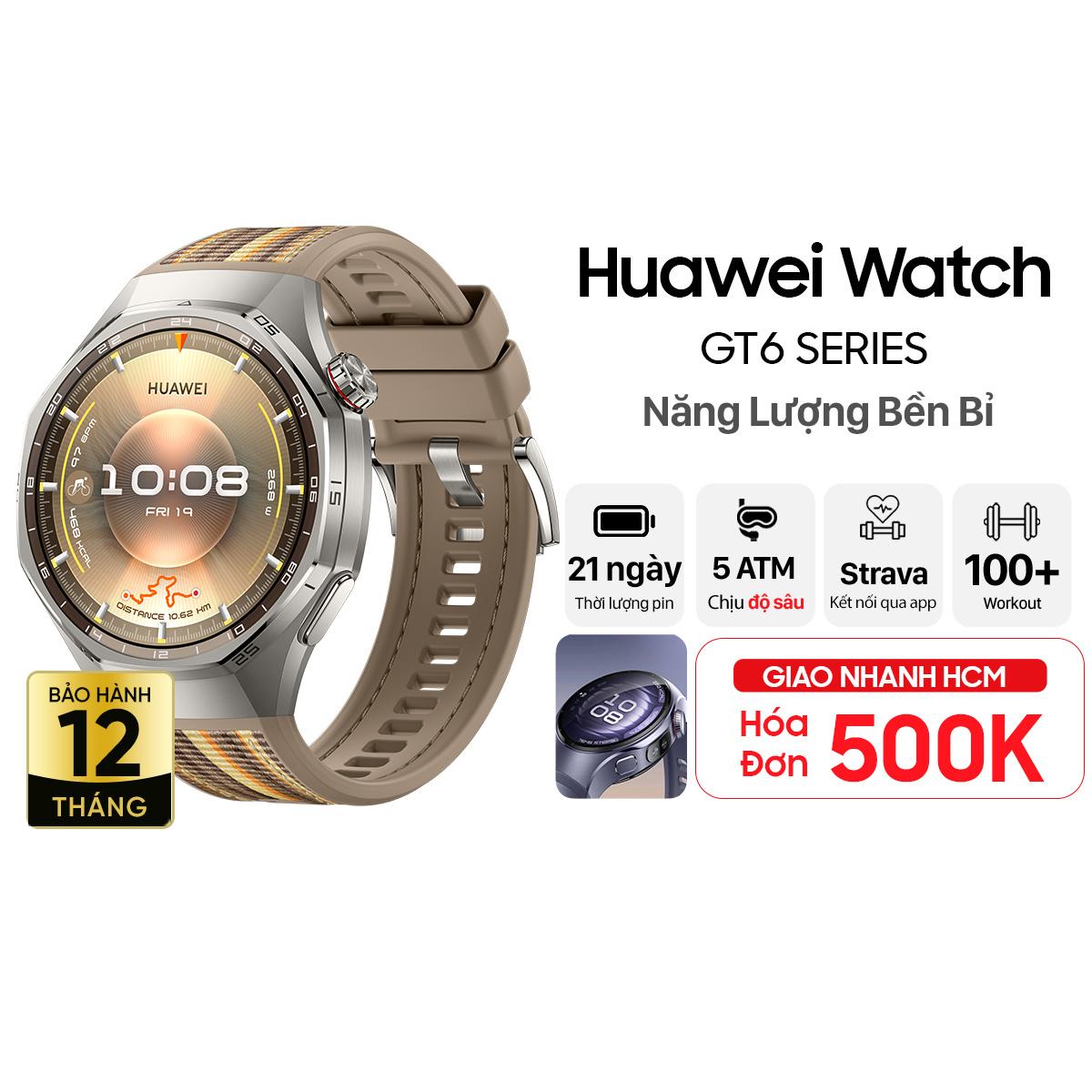 Đồng hồ thông minh Huawei Watch GT6 Pro 46mm - Dây Vải