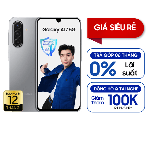 Samsung Galaxy A17 5G 8GB/128GB Chính Hãng - BHĐT
