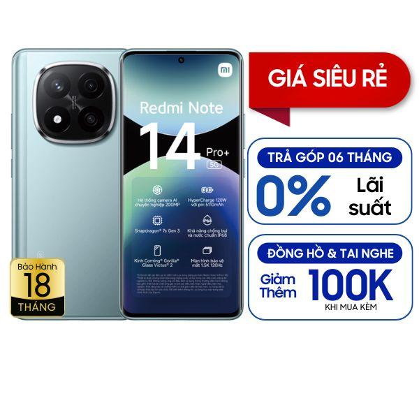 Xiaomi Redmi Note 14 Pro+ 5G 8GB/256GB Chính Hãng
