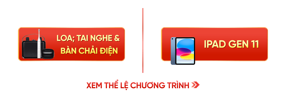 cơ hội trúng loa, tai nghe, bàn chải điện 