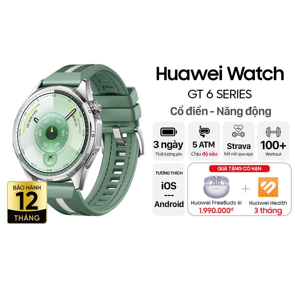 Đồng hồ thông minh Huawei Watch GT6 46mm - Dây Vải