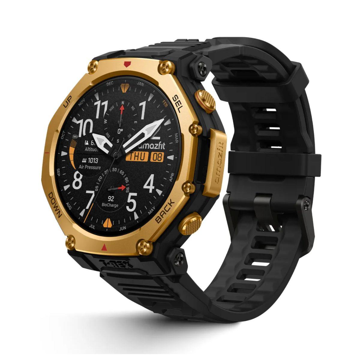 Đồng Hồ Thông Minh Amazfit T-Rex 3 Pro 48mm Dây Silicone Chính Hãng 