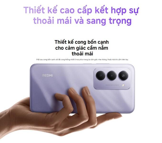 Thiết kế cong bốn cạnh sang trọng 