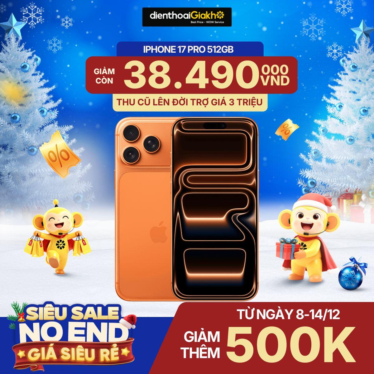 iPhone 17 Pro 512GB | Chính Hãng Apple Việt Nam