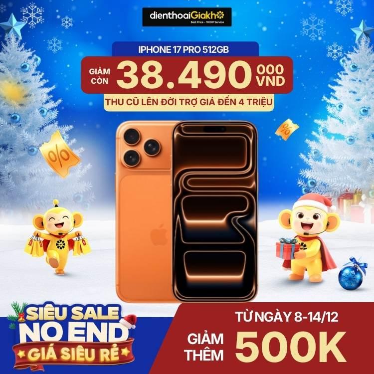 iPhone 17 Pro 512GB | Chính Hãng Apple Việt Nam