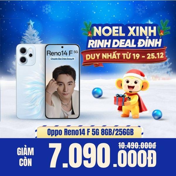 Oppo Reno14 F 5G 8GB/256GB Chính Hãng 