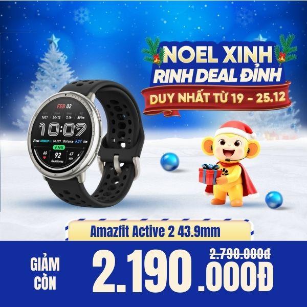 Đồng hồ thông minh Amazfit Active 2 43.9mm Chính Hãng