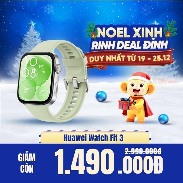 Đồng hồ thông minh Huawei Watch Fit 3 Chính Hãng