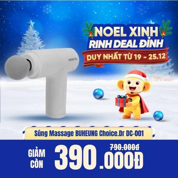 Súng Massage BUHEUNG Choice.Dr DC-001 6 Chế Độ Chính Hãng