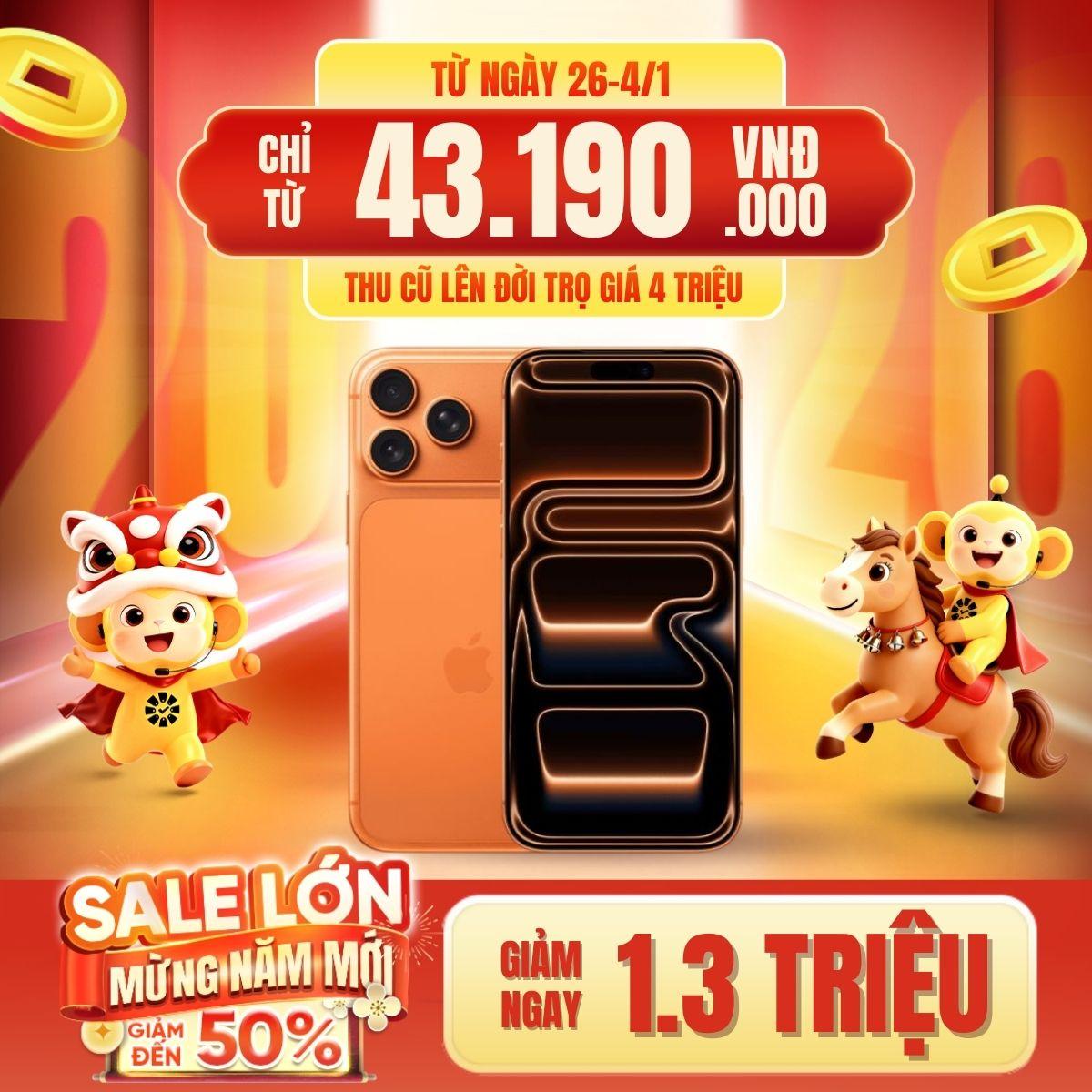 iPhone 17 Pro Max 512GB | Chính Hãng Apple Việt Nam