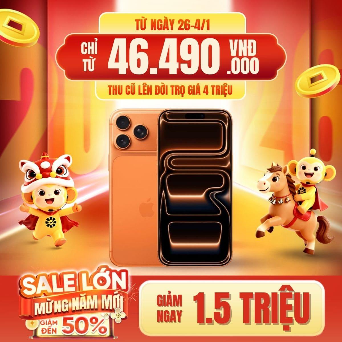 iPhone 17 Pro 1TB | Chính Hãng Apple Việt Nam