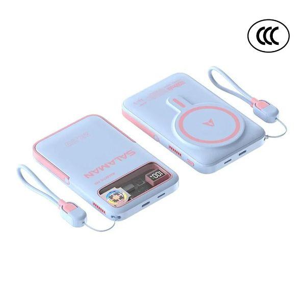 Pin Sạc Dự Phòng Salaman Airfan Magnetic Pro 10.000 mAh 22.5W