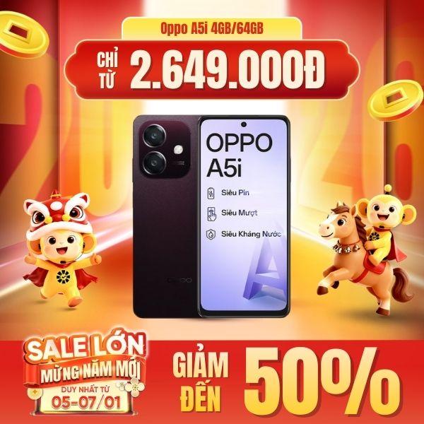 Oppo A5i 4GB/64GB  Chính Hãng 