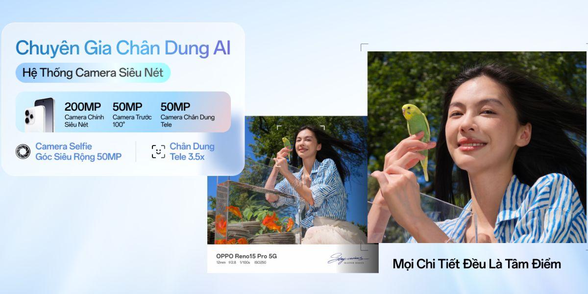 Oppo Reno15 5G 8GB/256GB Chính Hãng