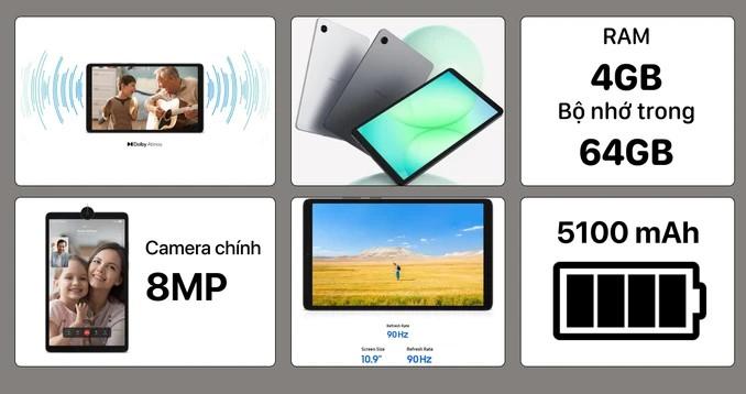 Samsung Galaxy Tab A11 Wifi 4GB/64GB Chính Hãng
