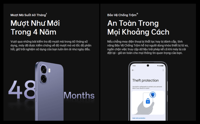 Mượt m&agrave; suốt 60 th&aacute;ng