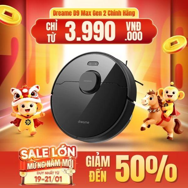 Robot hút bụi lau nhà Dreame D9 Max Gen 2
