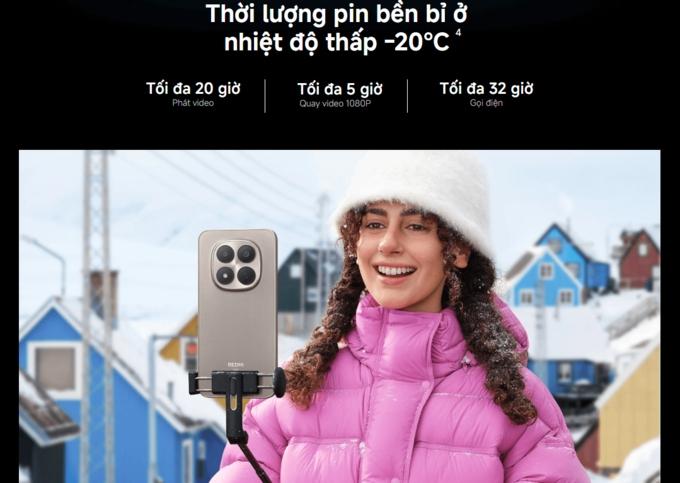 Thời lượng pin bền bỉ