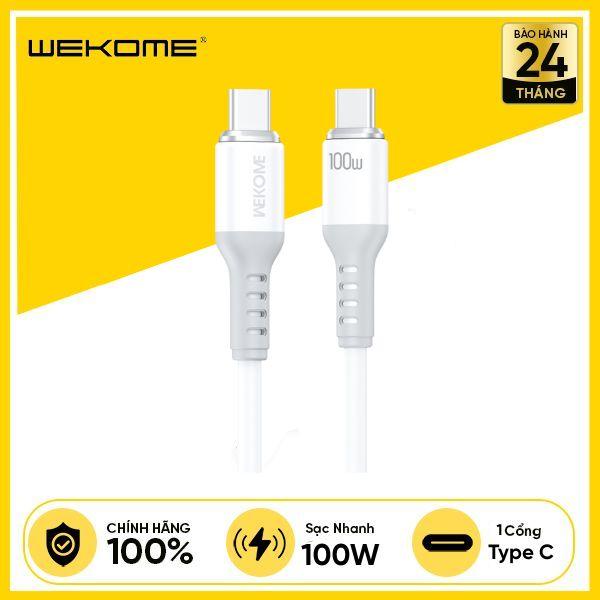 Cáp Sạc WEKOME WDC-C7 C-C 100W QIN Silicone