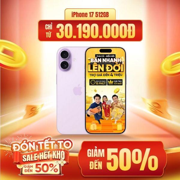 iPhone 17 512GB | Chính Hãng Apple Việt Nam