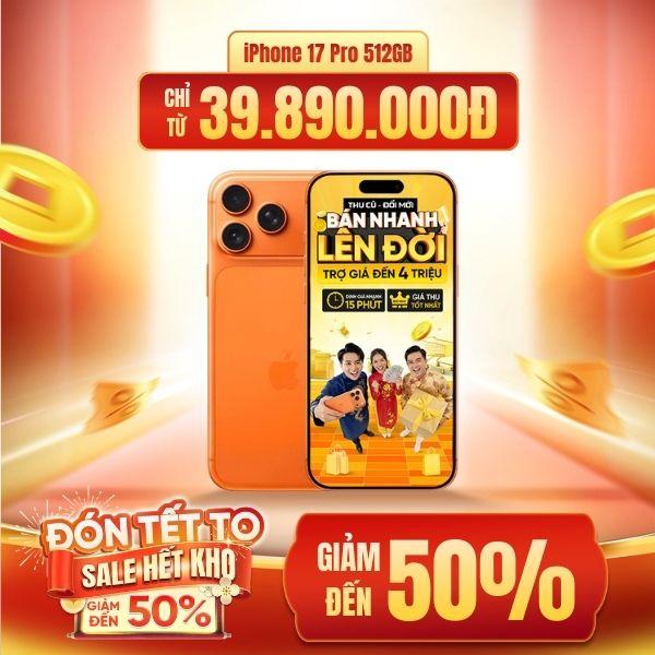 iPhone 17 Pro 512GB | Chính Hãng Apple Việt Nam