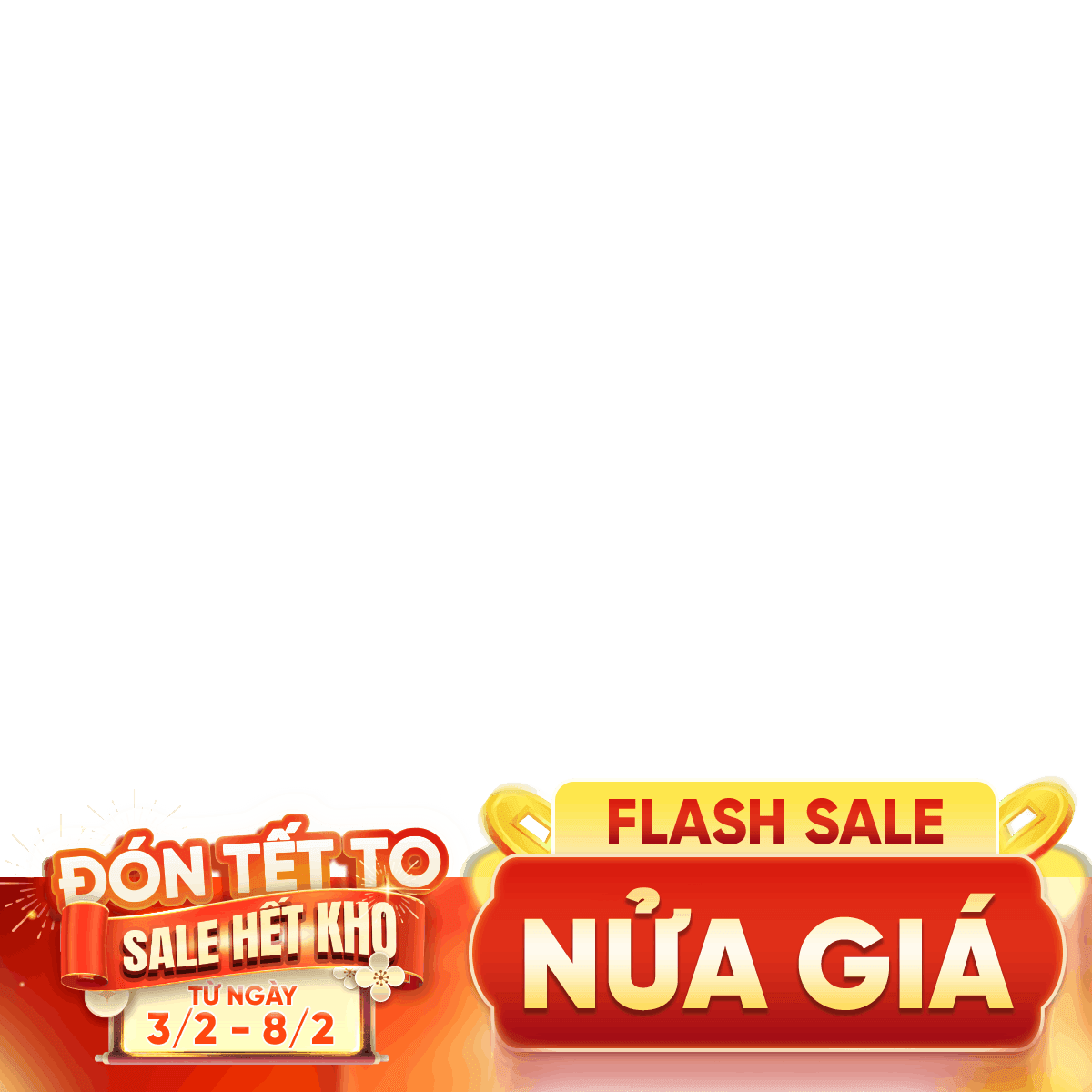 badge - new year - sale nửa giá 