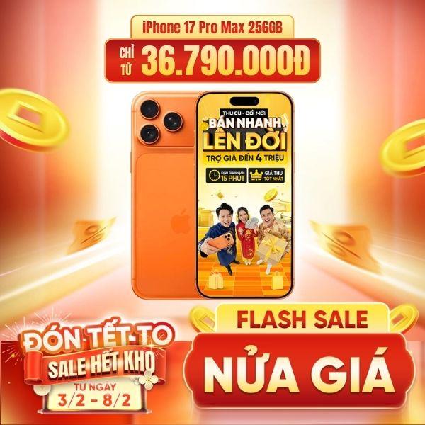 iPhone 17 Pro Max 256GB | Chính Hãng Apple Việt Nam