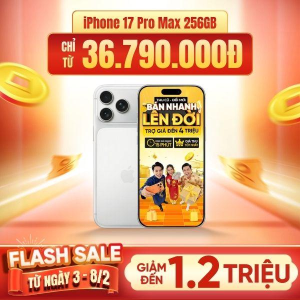 iPhone 17 Pro Max 256GB | Chính Hãng Apple Việt Nam