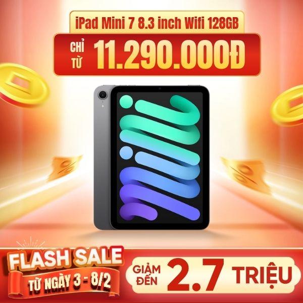 iPad Mini 7 8.3 inch 2024 Wifi 128GB | Chính Hãng Apple Việt Nam