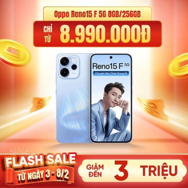 Oppo Reno15 F 5G 8GB/256GB Chính Hãng