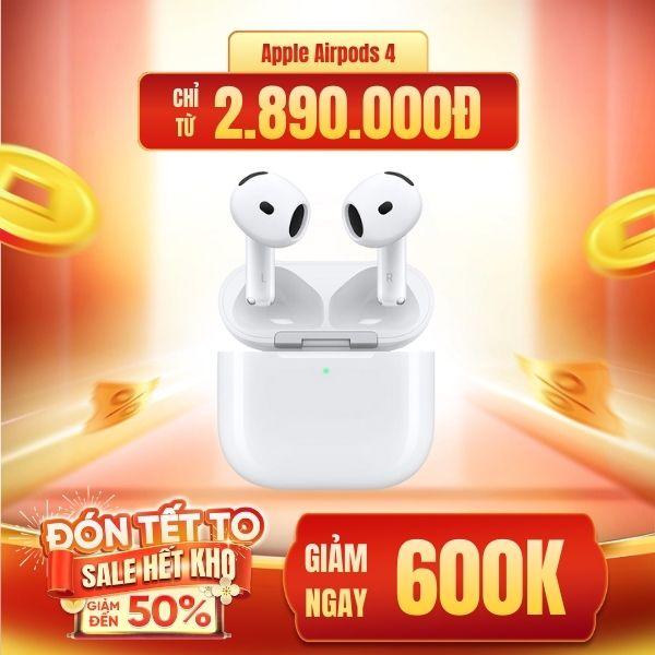 Tai nghe Apple AirPods 4 - Chính Hãng VN