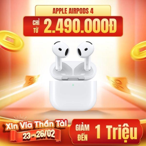 Tai nghe Apple AirPods 4 - Chính Hãng VN