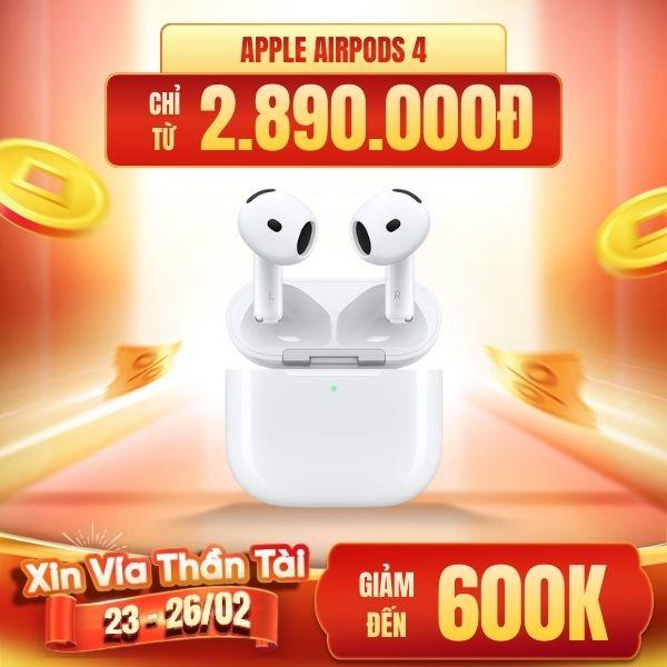 Tai nghe Apple AirPods 4 - Chính Hãng VN