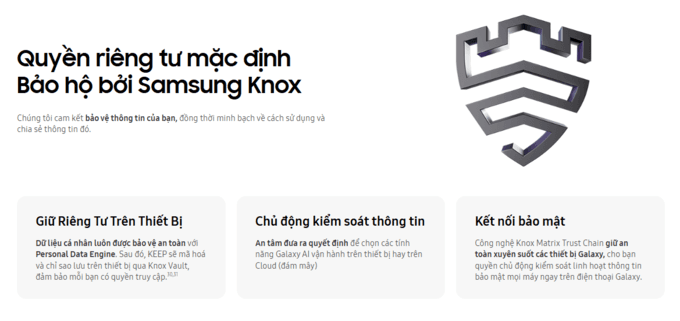 Trải nghiệm bảo mật to&agrave;n diện
