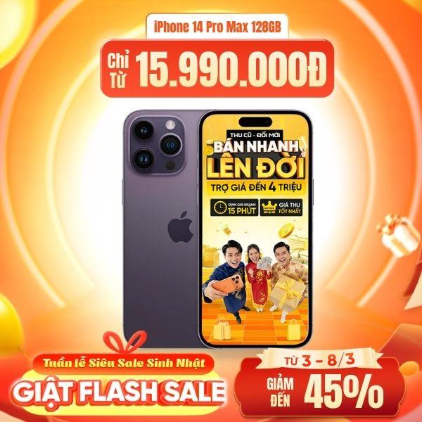 iPhone 14 Pro Max 128GB Máy Đẹp