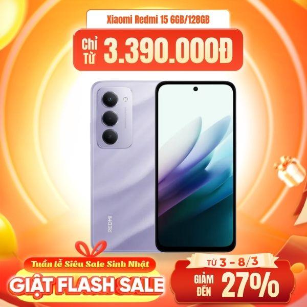 Xiaomi Redmi 15 6GB/128GB Chính Hãng 