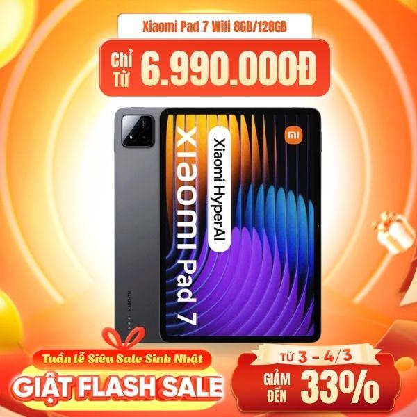 Xiaomi Pad 7 Wifi 8GB/128GB Chính Hãng